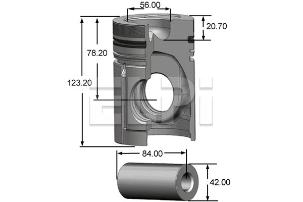 Piston LP181 3213 STD ELPI